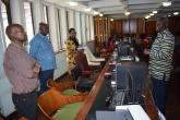 COO paid a visit to EDRMS team in the council Chamber