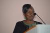 The Deputy Director informs the students on the availbility of reading materials in the library