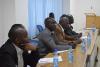 The security officers keenly listening to the trainers at ccu
