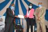 The Vice Chancellor awards the best sports champions of the University of Nairobi