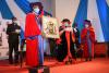 The ceremony in progress